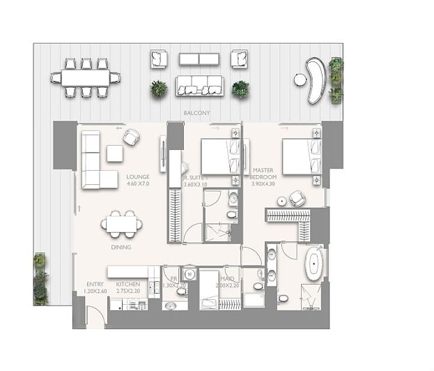 Image No.29-Appartement de 2 chambres à vendre à Downtown Dubai