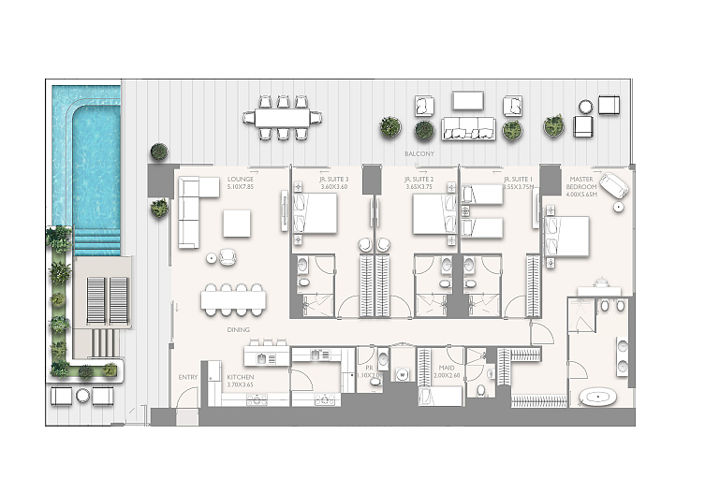 Image No.31-Appartement de 2 chambres à vendre à Downtown Dubai