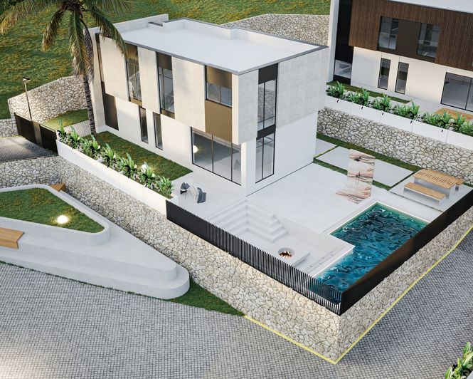 Image No.1-Maison / Villa de 3 chambres à vendre à Yesilüzümlü