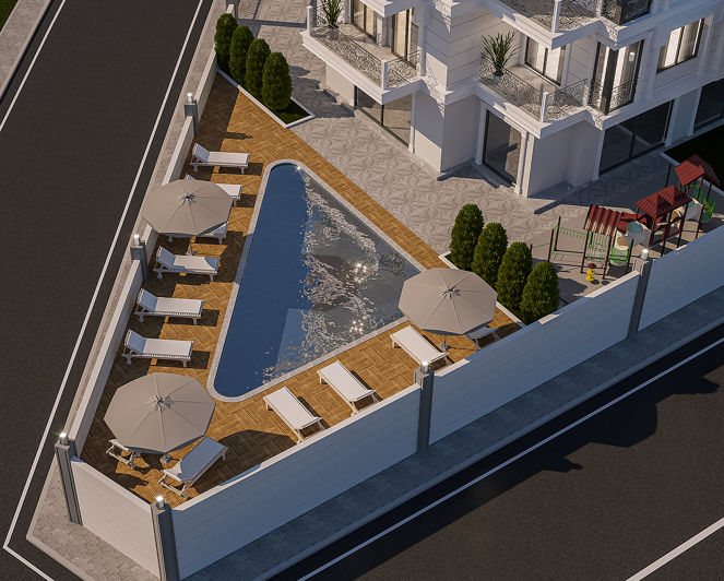 Image No.4-Appartement de 1 chambre à vendre à Avsallar