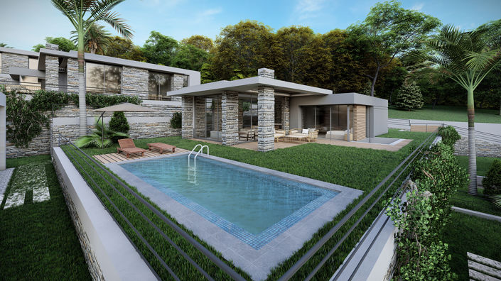 Image No.2-Maison / Villa de 3 chambres à vendre à Geris