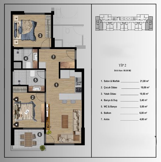 Image No.16-1 Bed Apartment for sale