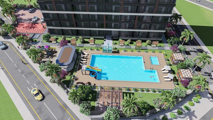 Image No.1-Appartement de 2 chambres à vendre à Tömük