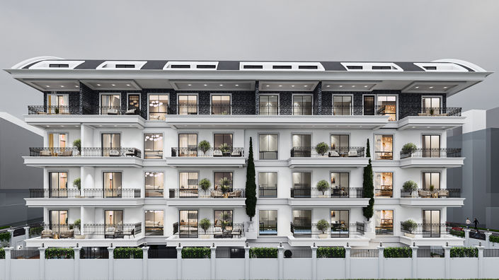 Image No.2-Appartement de 1 chambre à vendre à Kizlar Pinari