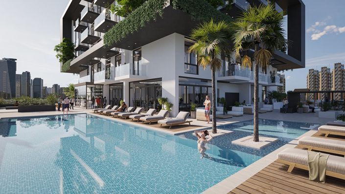 Image No.2-Appartement de 2 chambres à vendre à Dubai