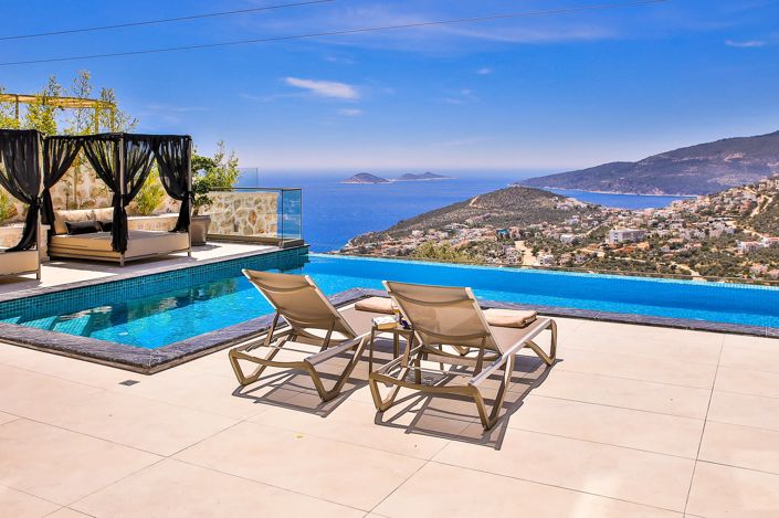 Image No.2-Maison / Villa de 4 chambres à vendre à Kalkan