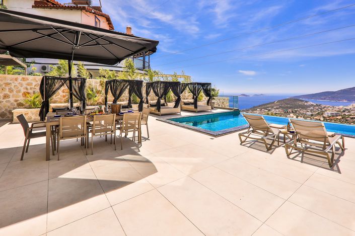 Image No.4-Maison / Villa de 4 chambres à vendre à Kalkan