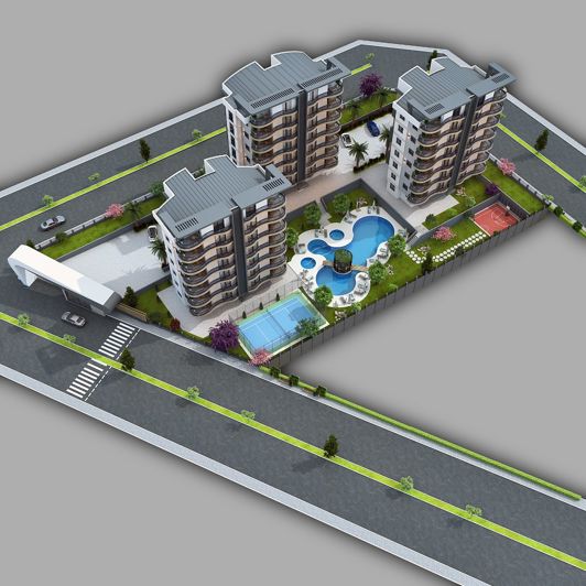 Image No.4-Appartement de 2 chambres à vendre à Serik