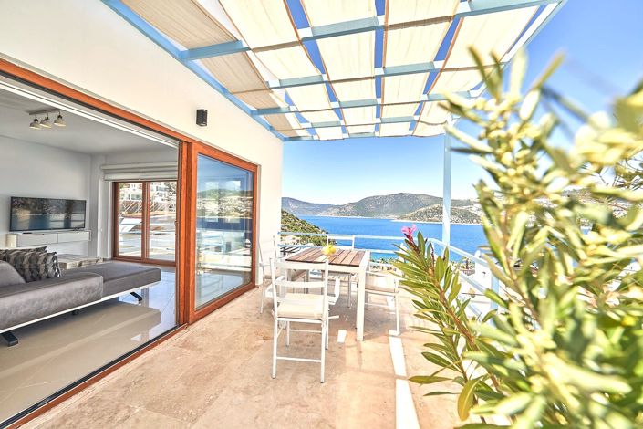 Image No.6-Maison / Villa de 2 chambres à vendre à Kalkan