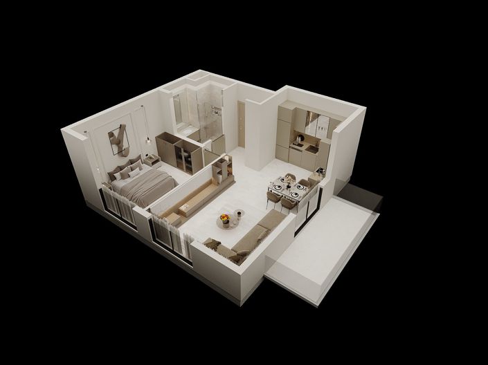 Image No.17-1 Bed Apartment for sale
