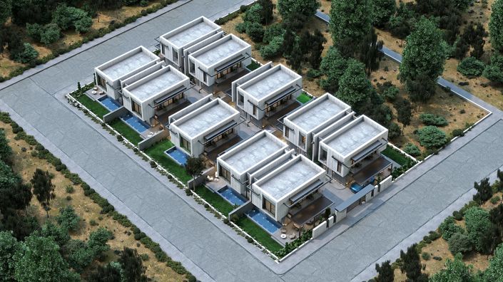 Image No.3-Maison / Villa de 3 chambres à vendre à Antalya