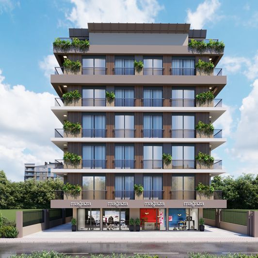 Image No.2-Appartement de 2 chambres à vendre à Üçgen