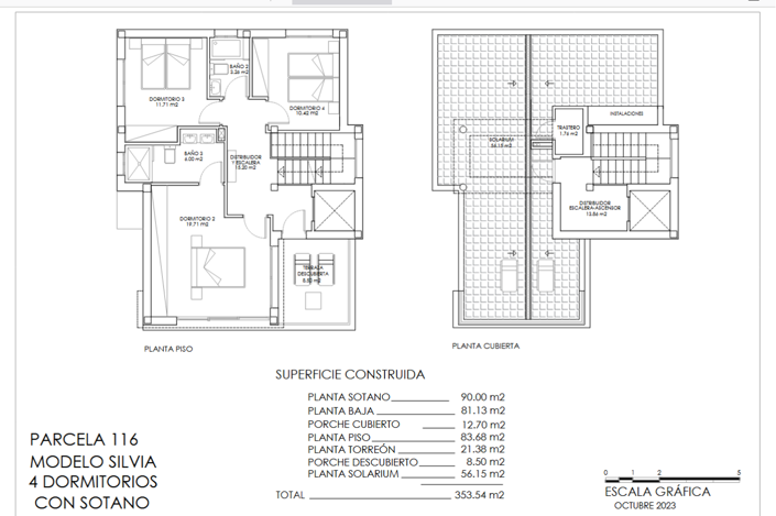 Image No.2-Villa de 4 chambres à vendre à Cabo Roig