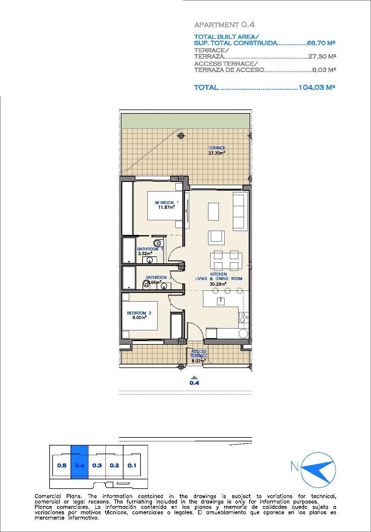 Image No.14-2 Bed Apartment for sale