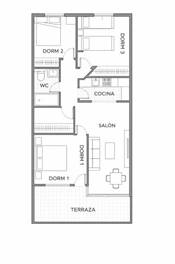 Image No.26-Appartement de 3 chambres à vendre à Cabo Roig