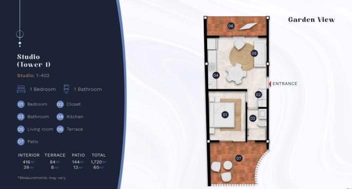 Image No.19-Appartement de 1 chambre à vendre à Puerto Vallarta