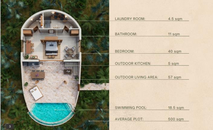 Image No.3-Villa / Détaché de 1 chambre à vendre à Lesser Sunda Islands