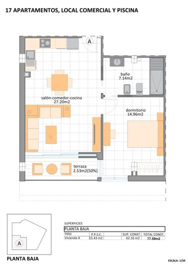 Image No.11-1 Bed Apartment for sale