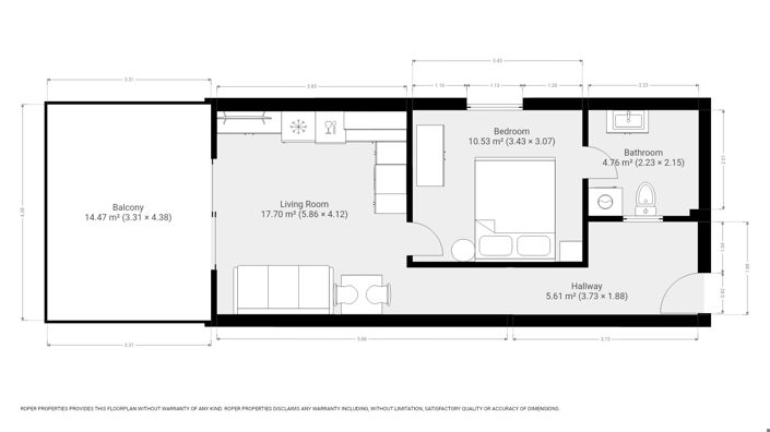 Image No.27-Appartement de 1 chambre à vendre à Puerto del Carmen