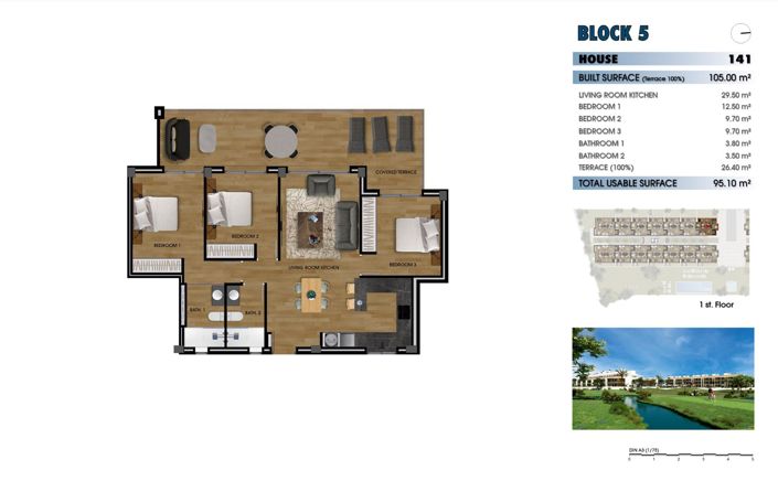 Image No.19-3 Bed Apartment for sale