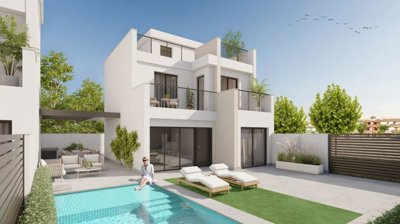 Villa de 3 chambres à vendre à Los Alcázares
