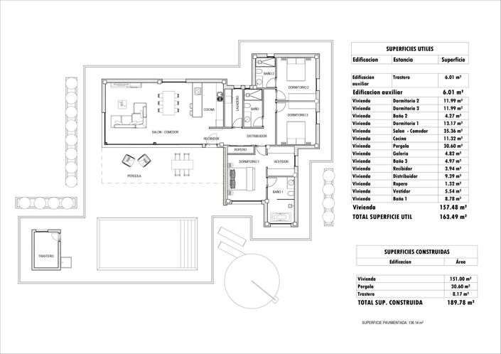 Image No.20-3 Bed Villa for sale