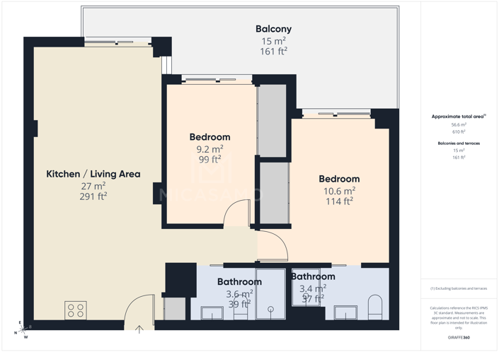 Image No.24-2 Bed Apartment for sale