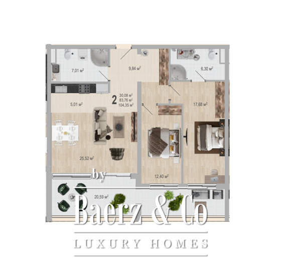 Image No.9-Propriété de 2 chambres à vendre à Budva