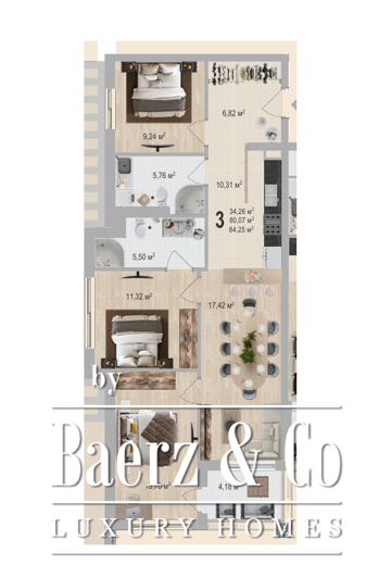 Image No.9-3 Bed Property for sale