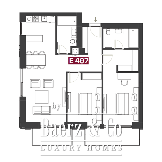 Image No.25-2 Bed Property for sale