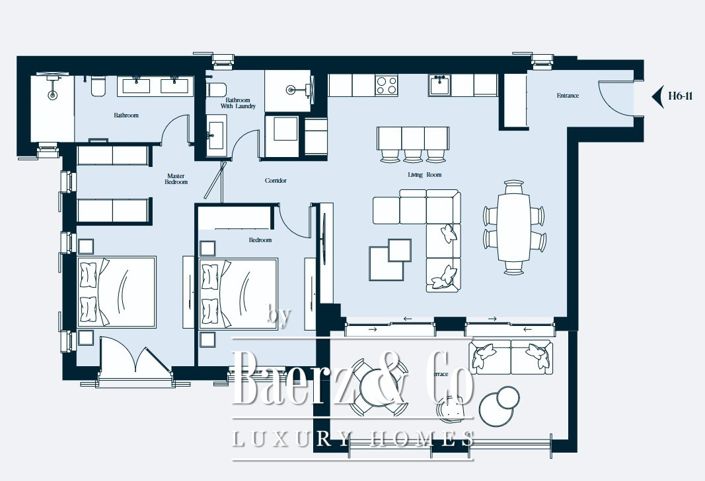 Image No.9-Propriété de 2 chambres à vendre à Tivat