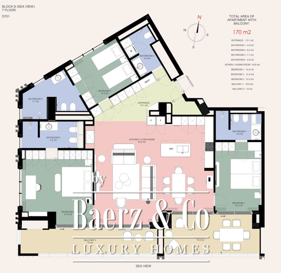 Image No.15-Appartement de 3 chambres à vendre à Budva