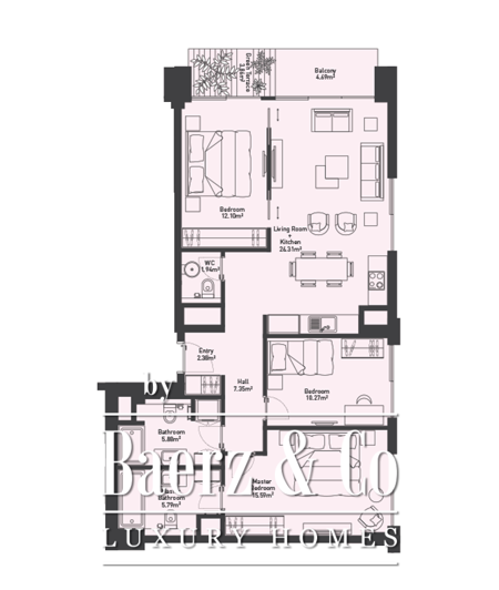 Image No.9-3 Bed Property for sale