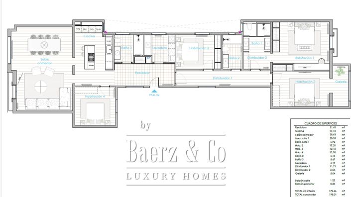 Image No.7-Apartamento con 4 dormitorios en venta