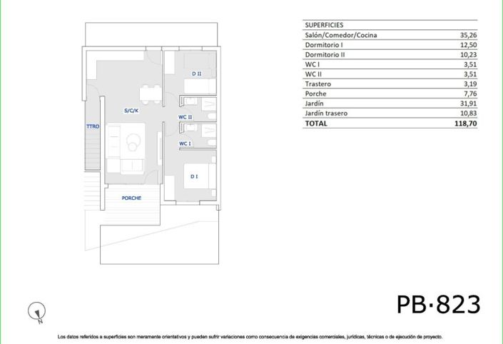 Image No.12-2 Bed Bungalow for sale