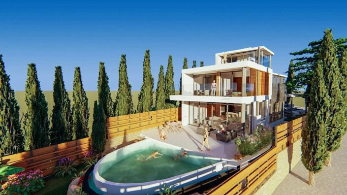 Image No.2-Maison de 4 chambres à vendre à Chlorakas