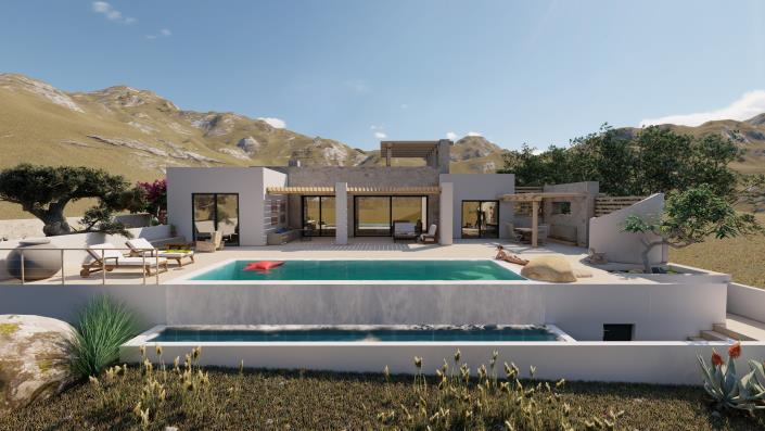 Image No.2-Villa de 3 chambres à vendre à Kamilari