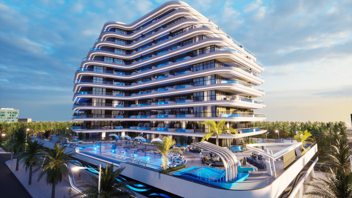 Image No.1-Appartement de 1 chambre à vendre à Dubai Marina