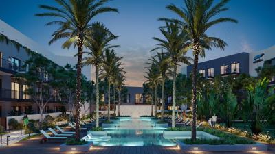 Oakley-Square-Residences-Swimming-Pool-Night-View-min