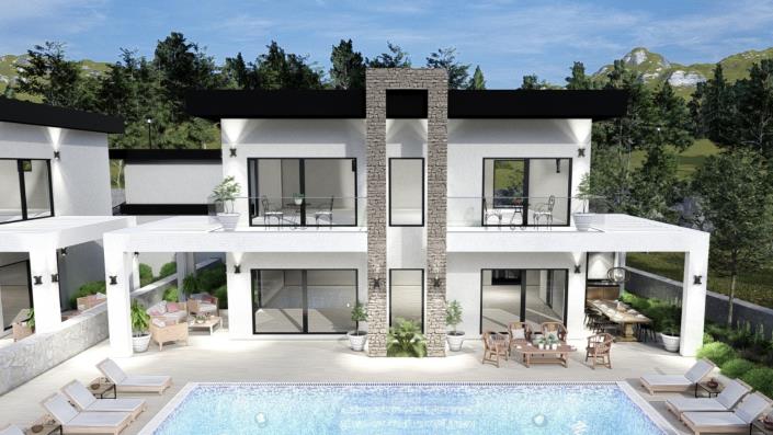 Image No.1-Villa de 4 chambres à vendre à Ovacik