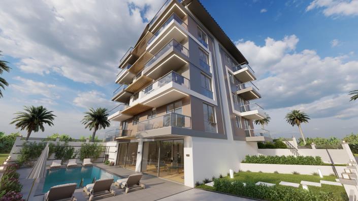 Image No.1-Appartement de 1 chambre à vendre à Fethiye