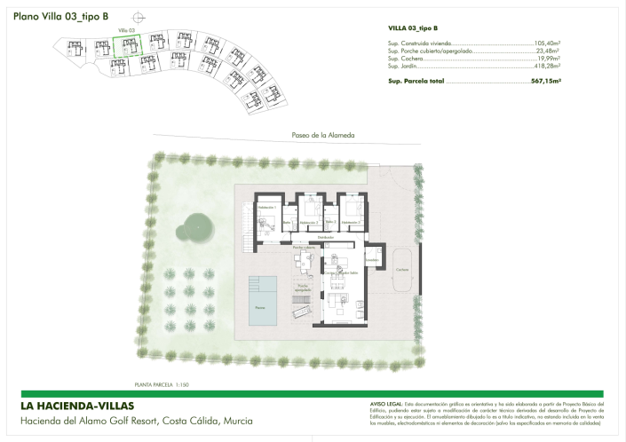 Image No.36-Villa de 3 chambres à vendre à Hacienda del Alamo