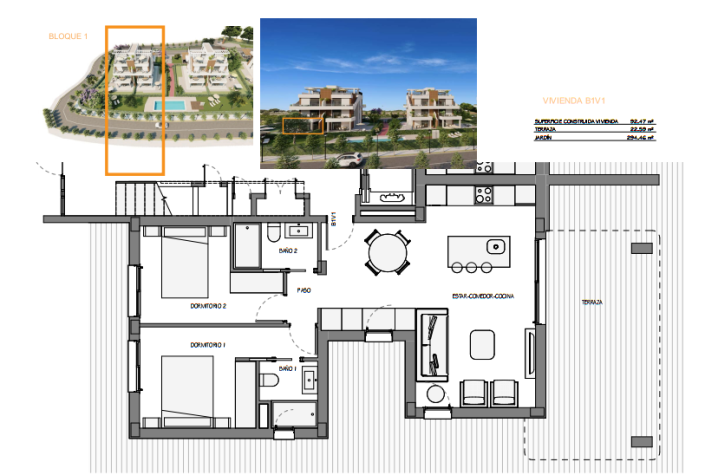 Image No.31-2 Bed Apartment for sale