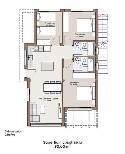 Image No.17-3 Bed Villa for sale