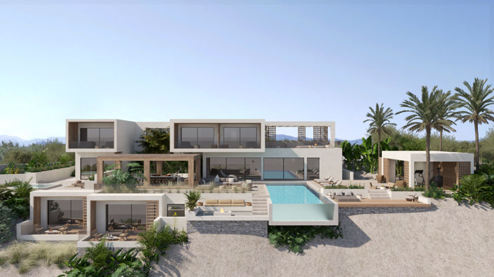 Image No.1-Villa de 6 chambres à vendre à Platanias