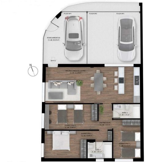 Image No.26-3 Bed Property for sale