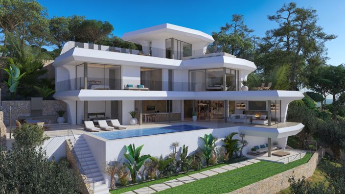 Image No.1-Villa de 4 chambres à vendre à Altea