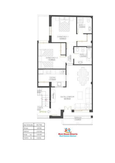 Image No.18-2 Bed Apartment for sale