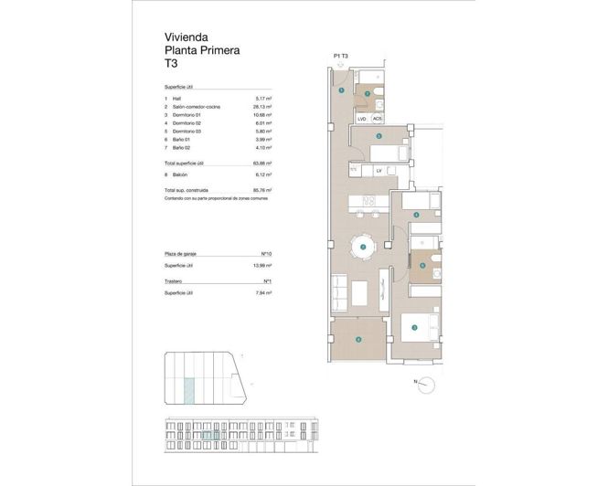 Image No.3-3 Bed Apartment for sale