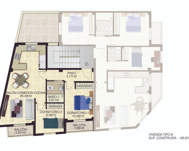 Image No.40-2 Bed Apartment for sale